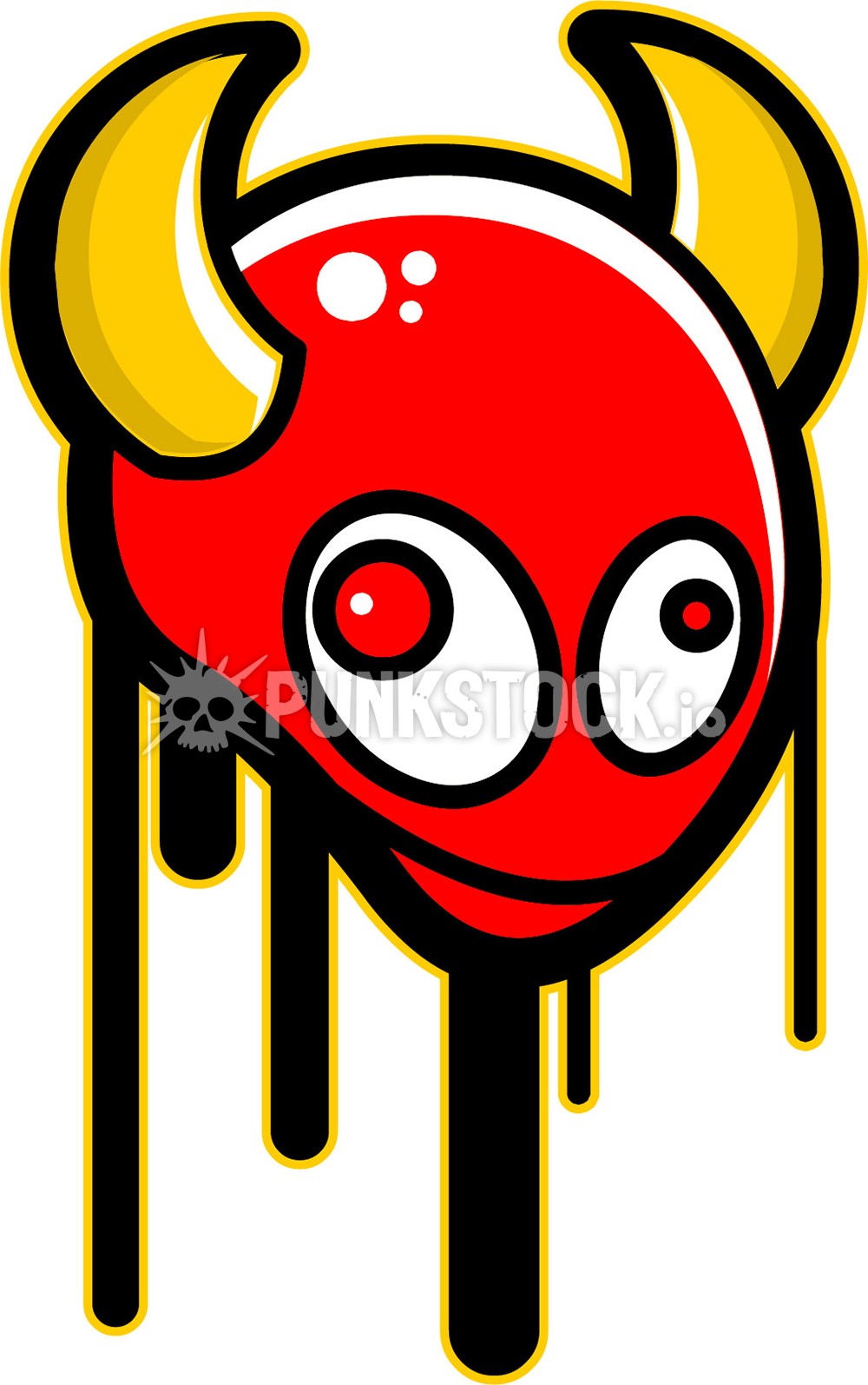 Red evil demon devil devils vector graphic