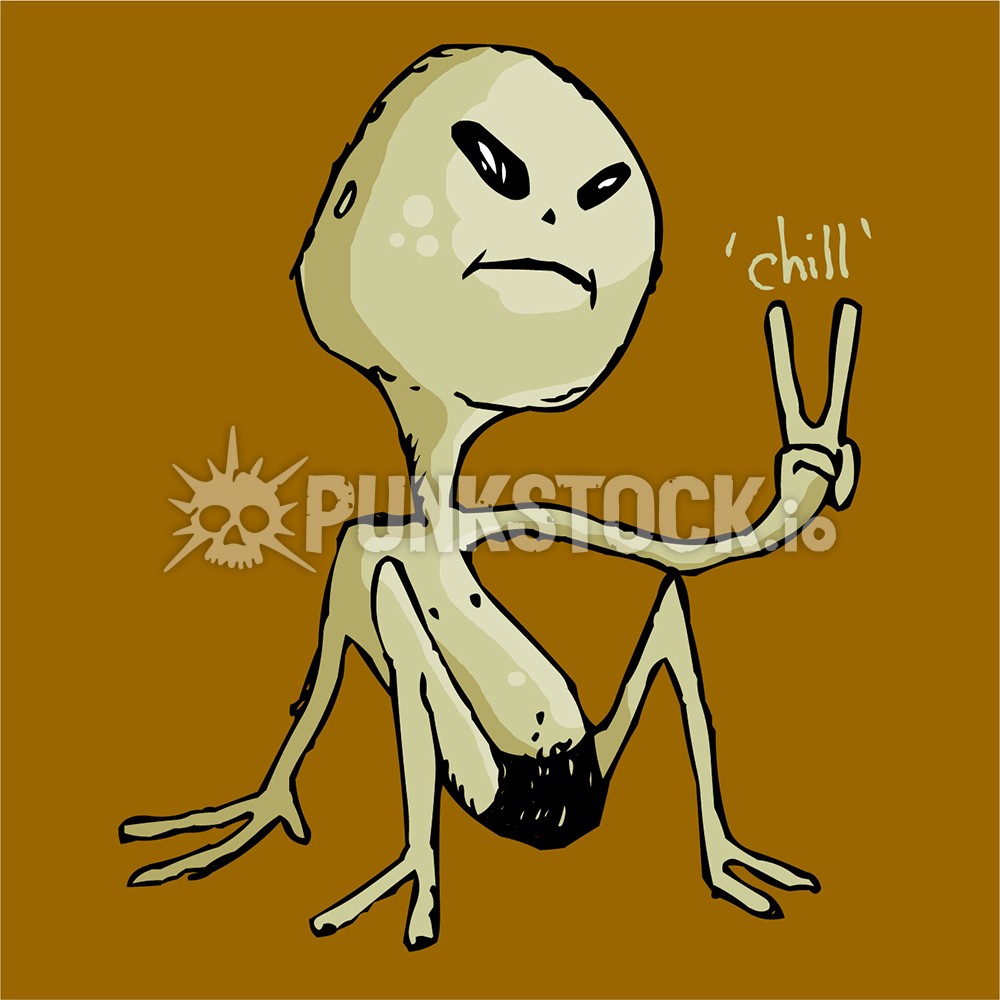 Alien aliens et vector graphic