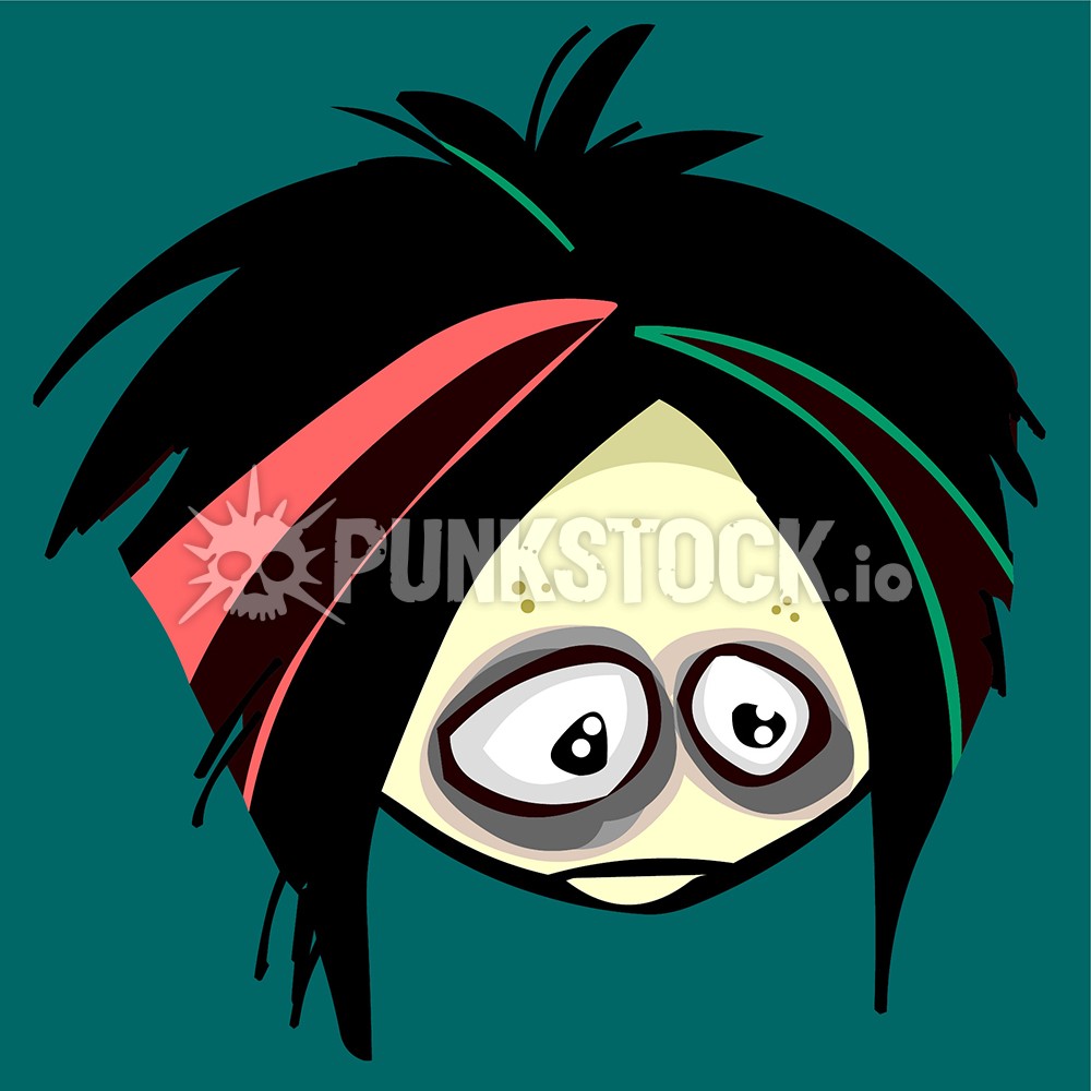 Emo punk emos vector graphic