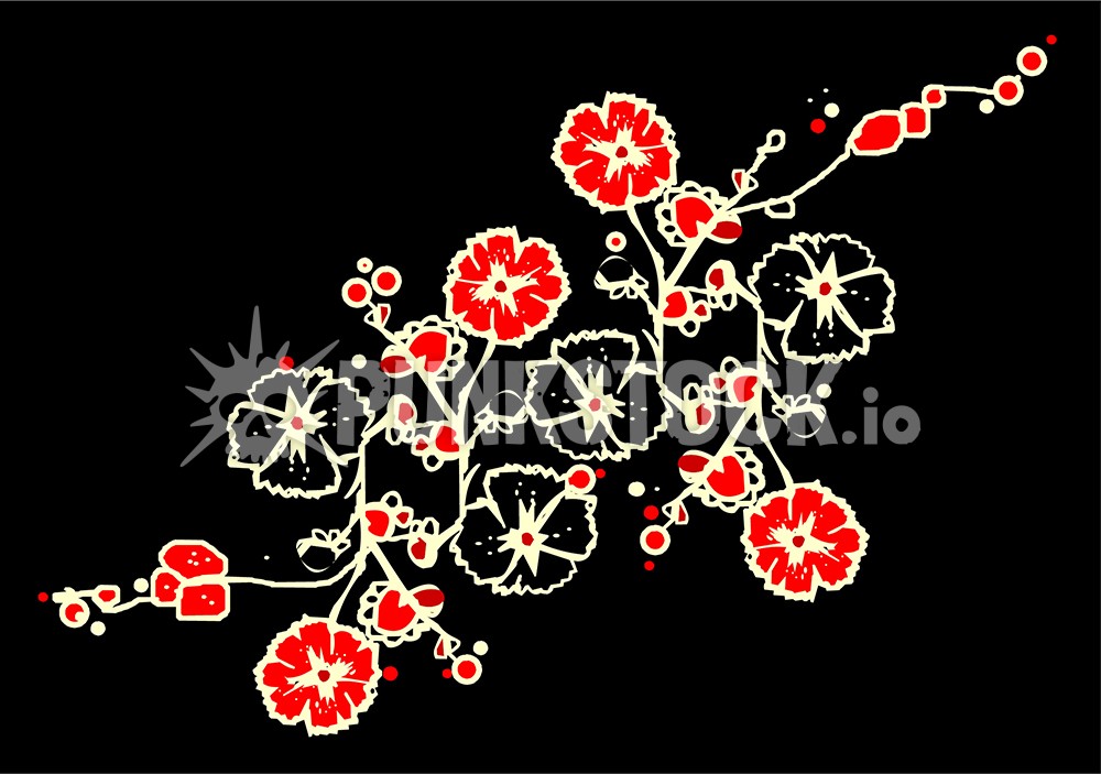 Ornamental flourish decorative flourish vector graphic