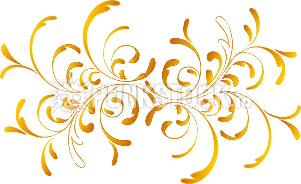 Ornamental flourish decorative flourish vector graphic