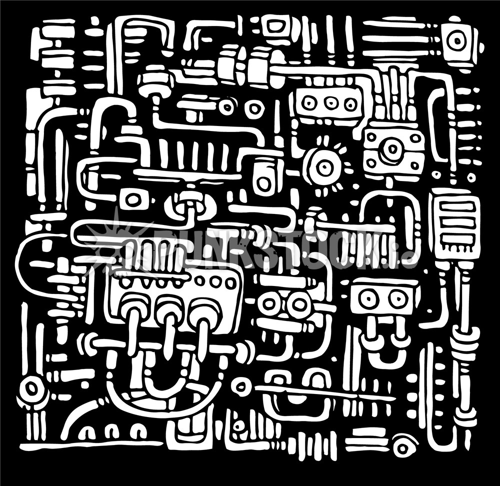 Line lines drawing vector graphic