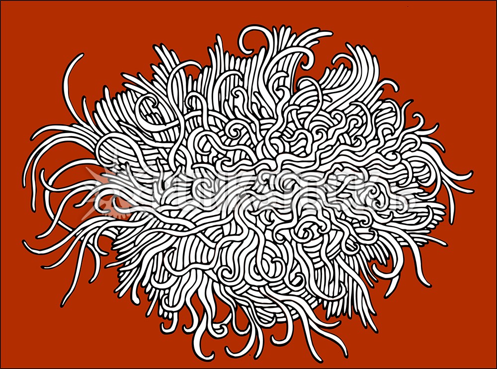 Line lines drawing vector graphic