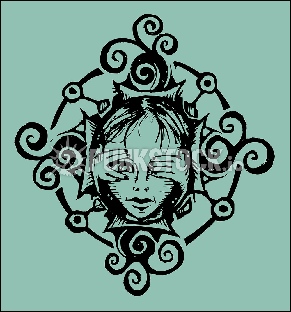 Ornamental flourish decorative flourish vector graphic