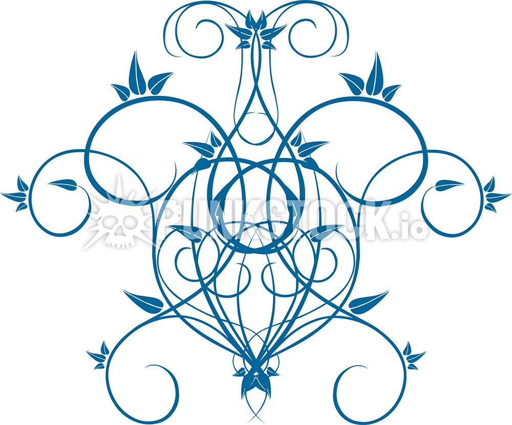 Ornamental flourish decorative flourish vector graphic