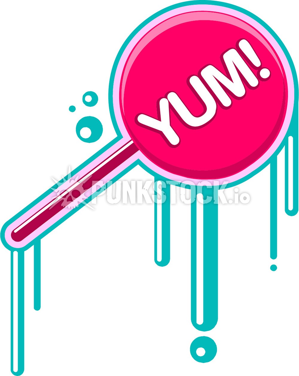 Drip dripping melt vector graphic