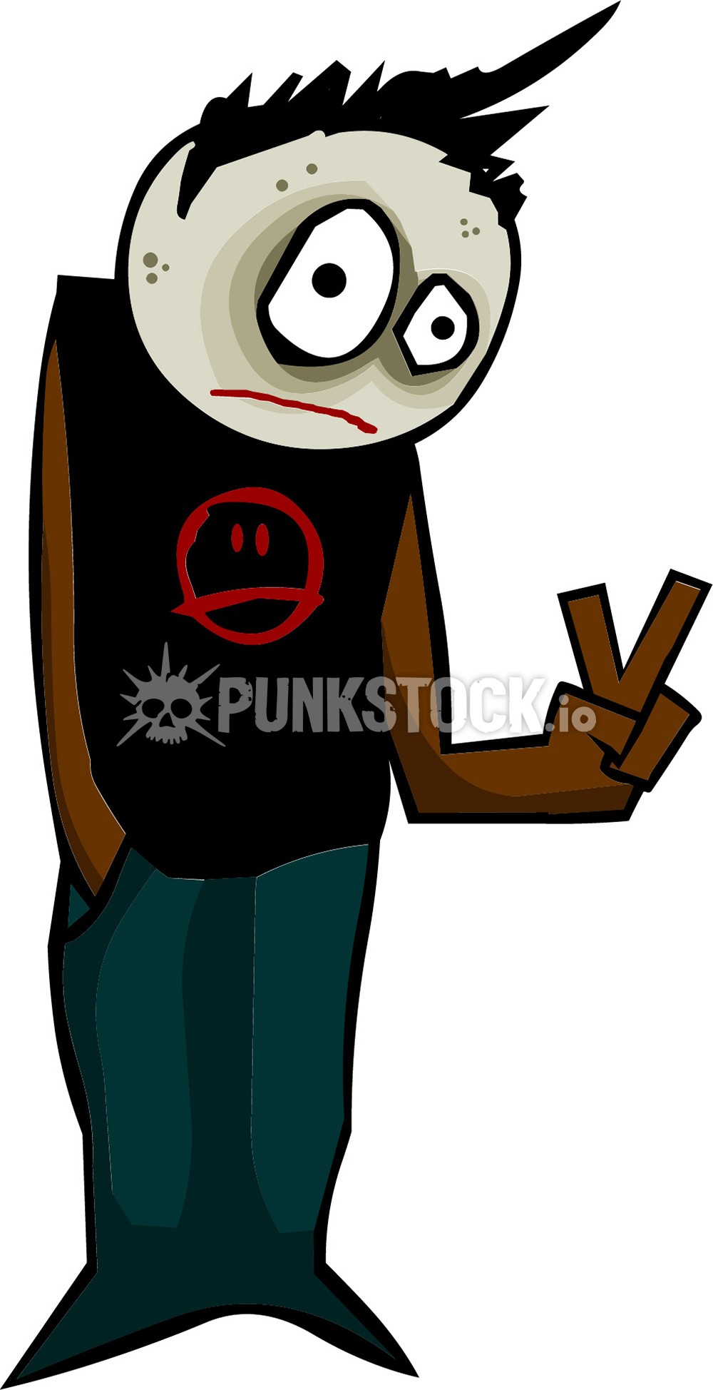 Kid boy teen vector graphic