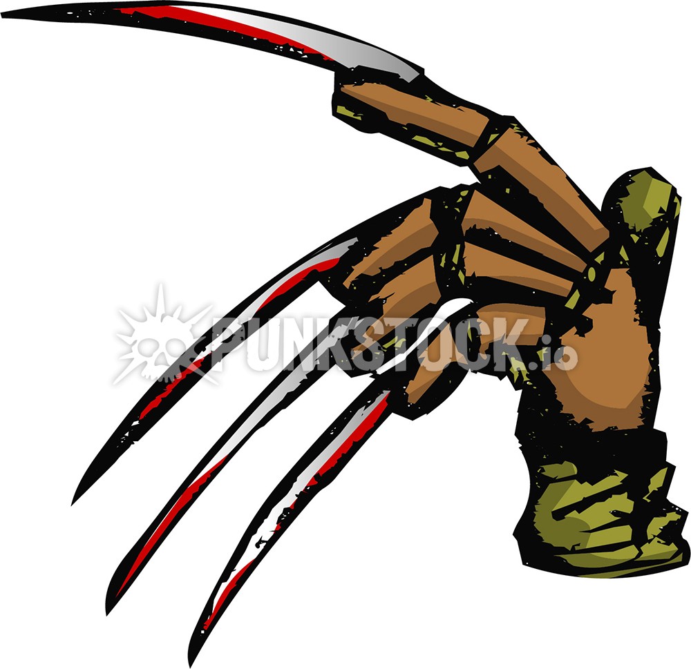 Freddy kruger krueger vector graphic