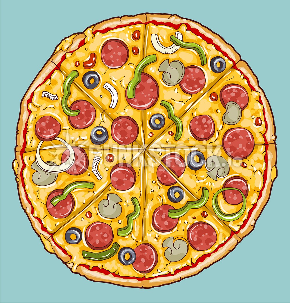 Pizza pizzas slice vector graphic