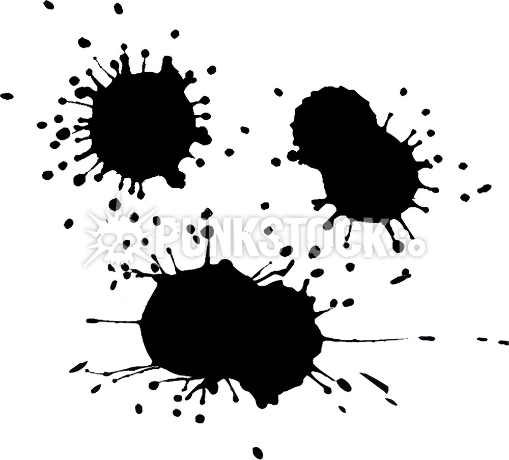 Paint splat splatter vector graphic