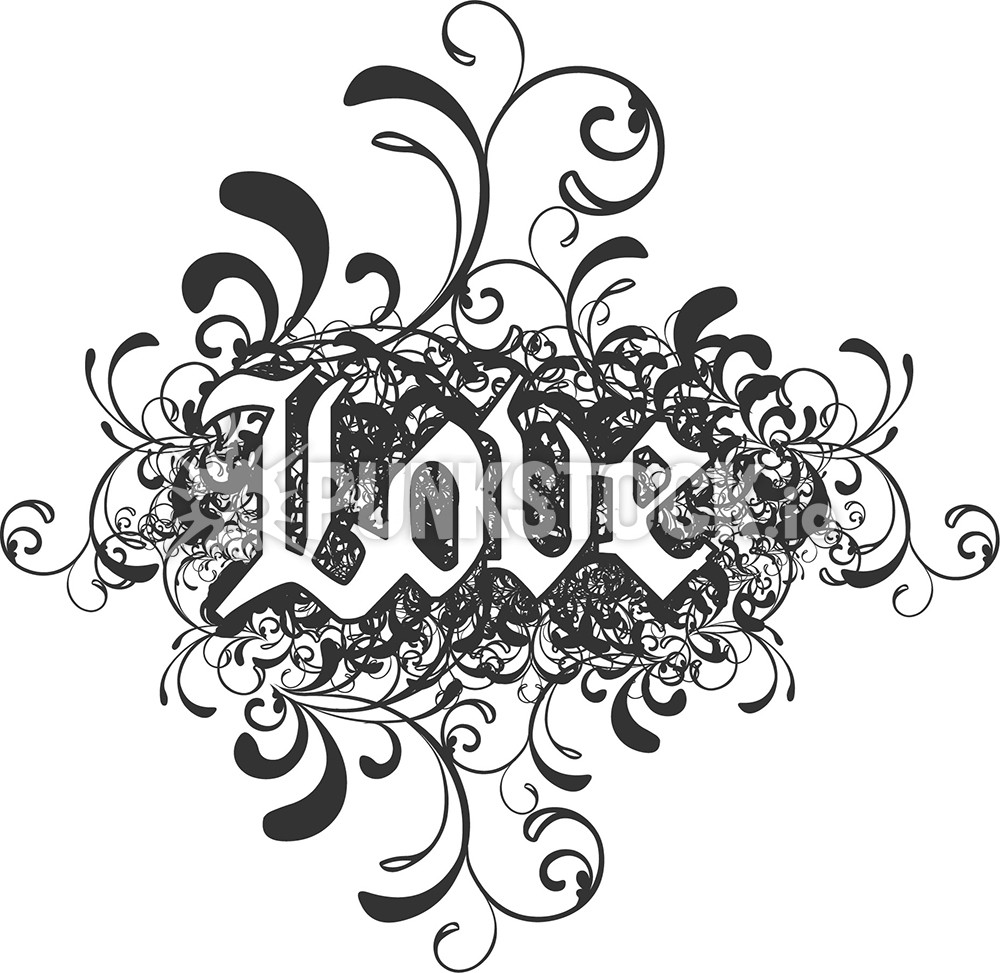 Ornamental flourish decorative flourish vector graphic