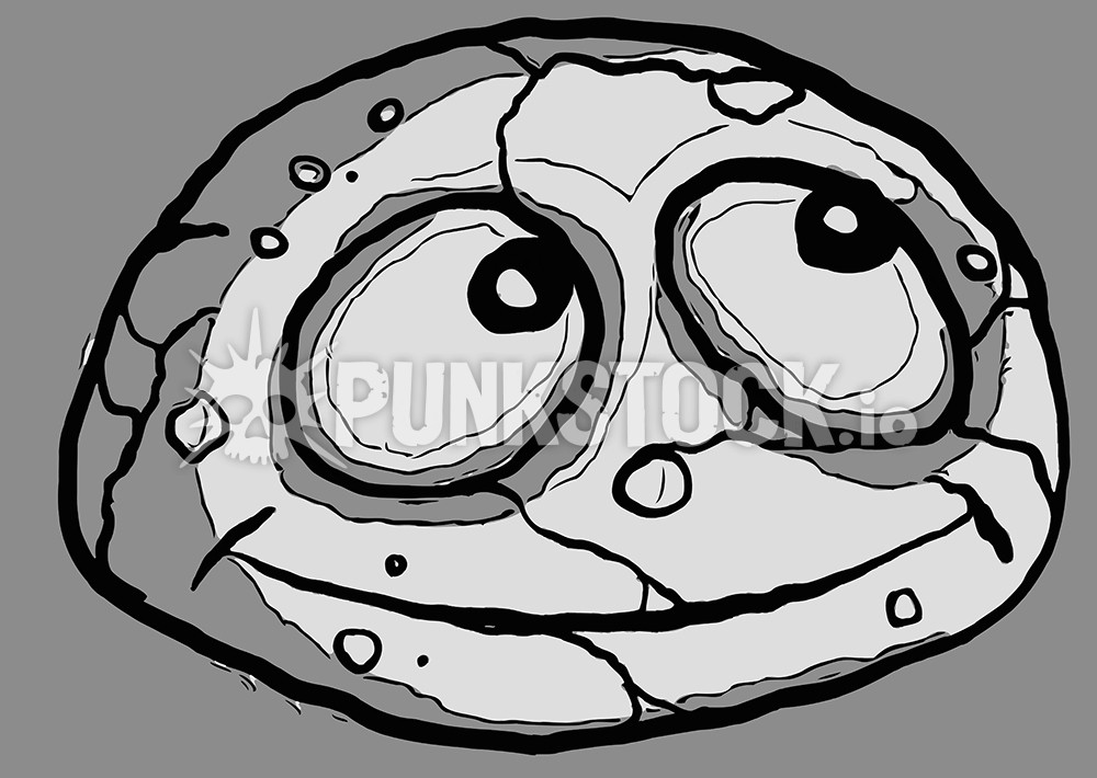 Face head smile vector graphic