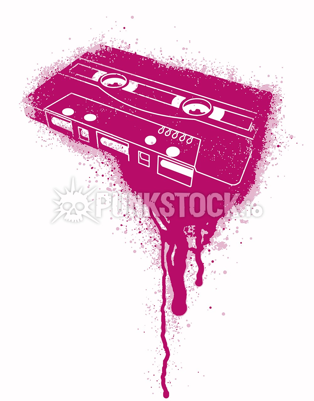 Paint pink spraypaint vector graphic