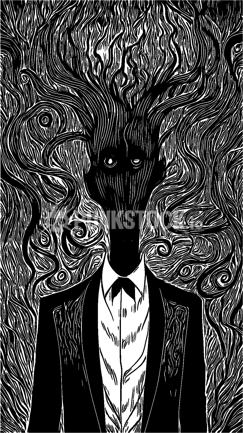 Creepypasta creepy pasta creepy vector graphic