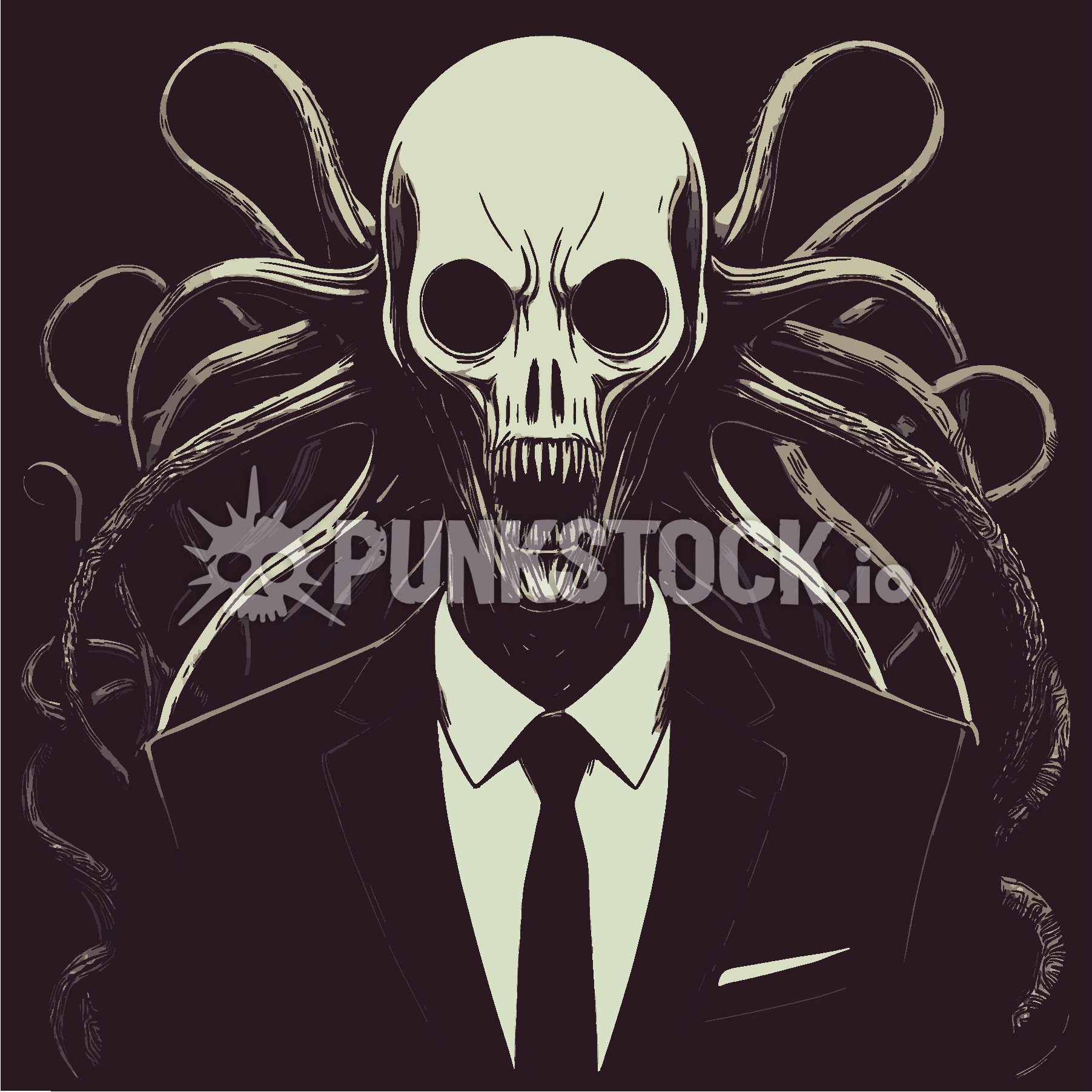 Creepypasta creepy pasta creepy vector graphic