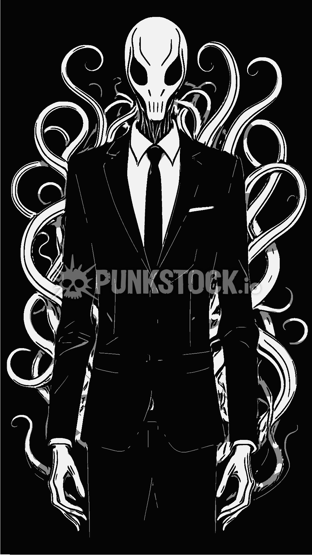 Creepypasta creepy pasta creepy vector graphic