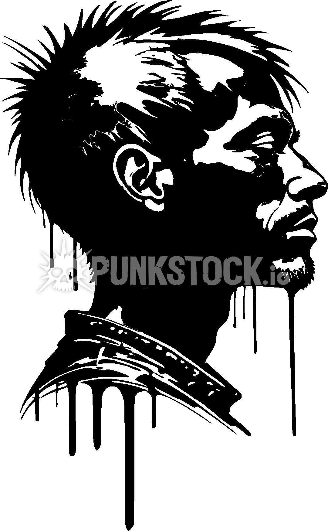One color print print printed vector graphic