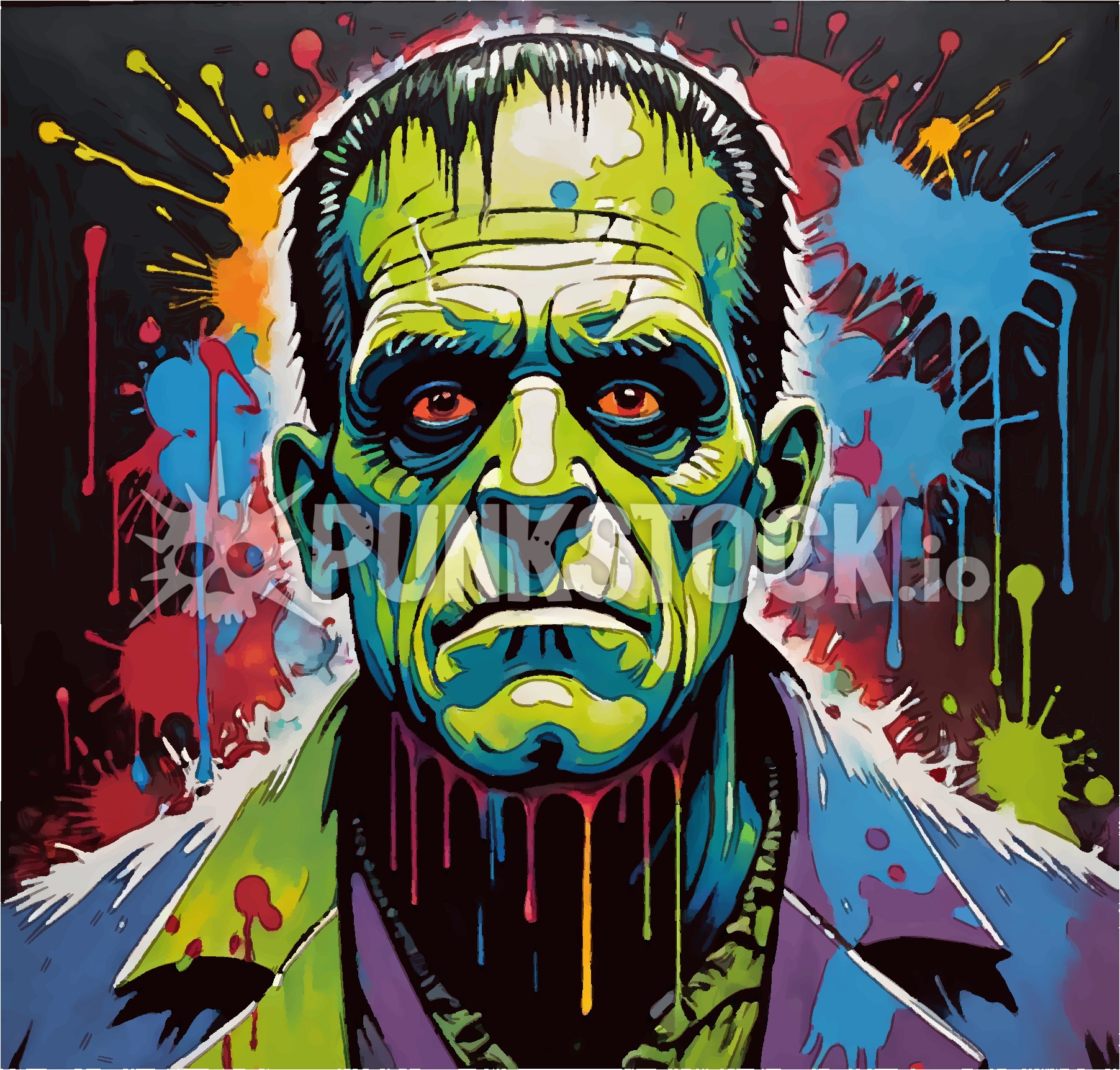 Frankenstein frankensteins frankenstein's vector graphic