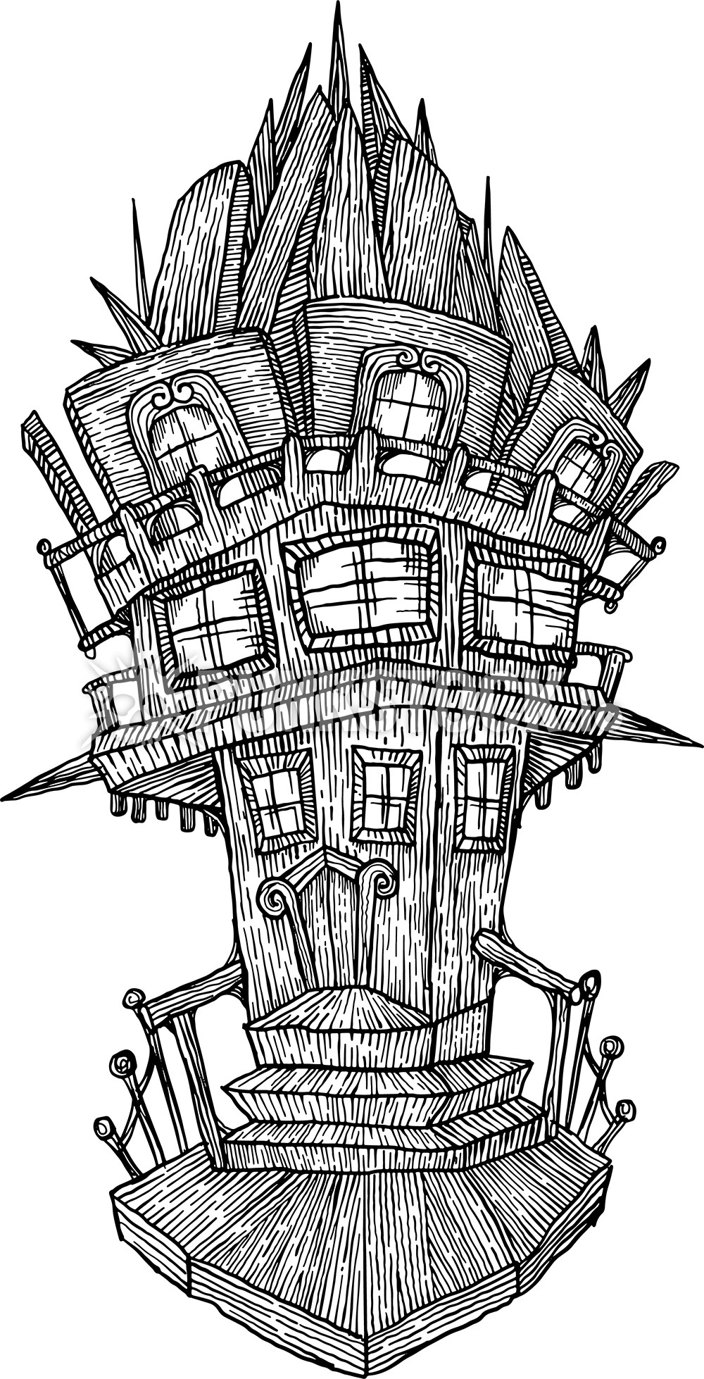 Sketch doodle drawing vector graphic