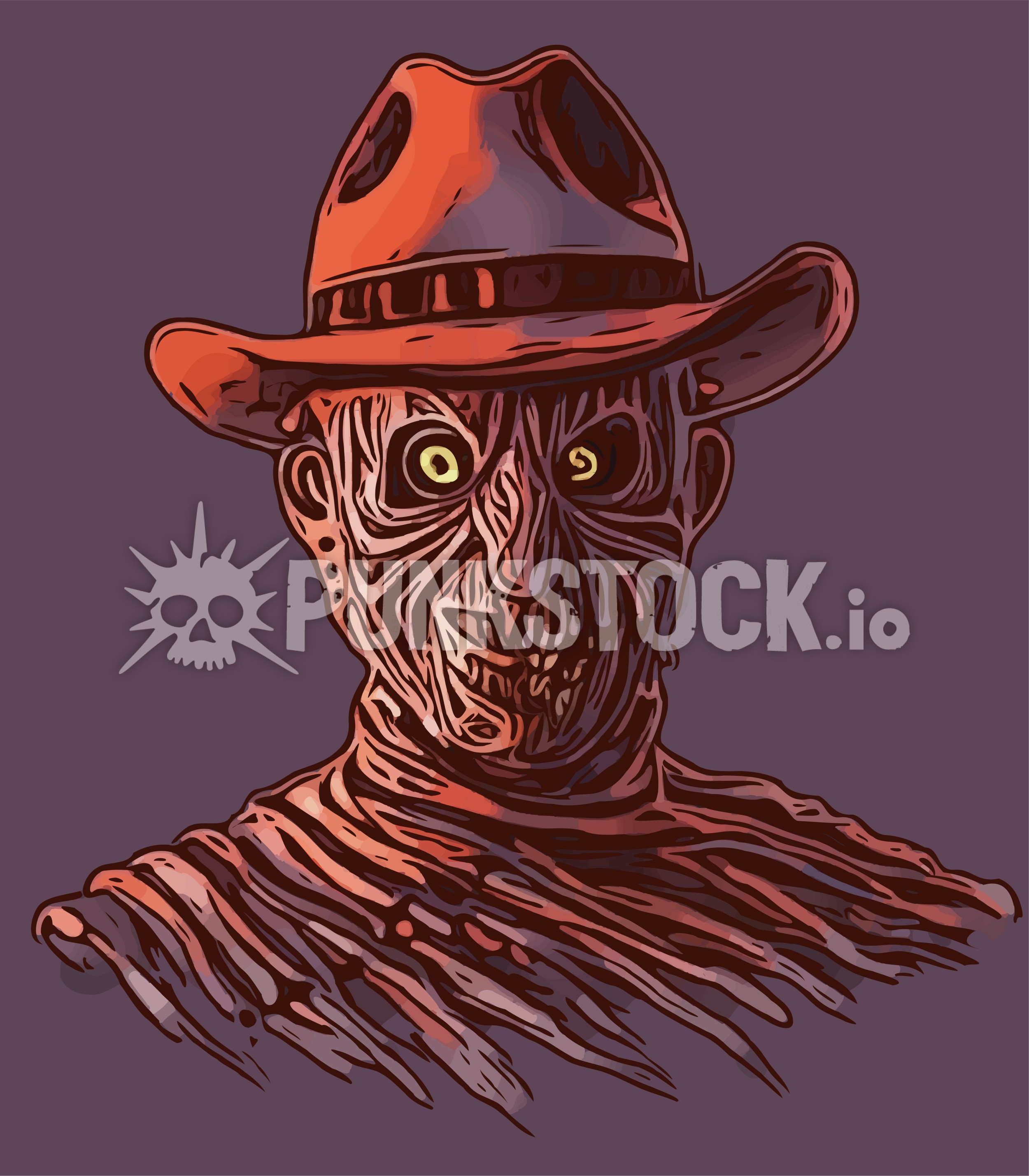 Freddy kruger krueger vector graphic