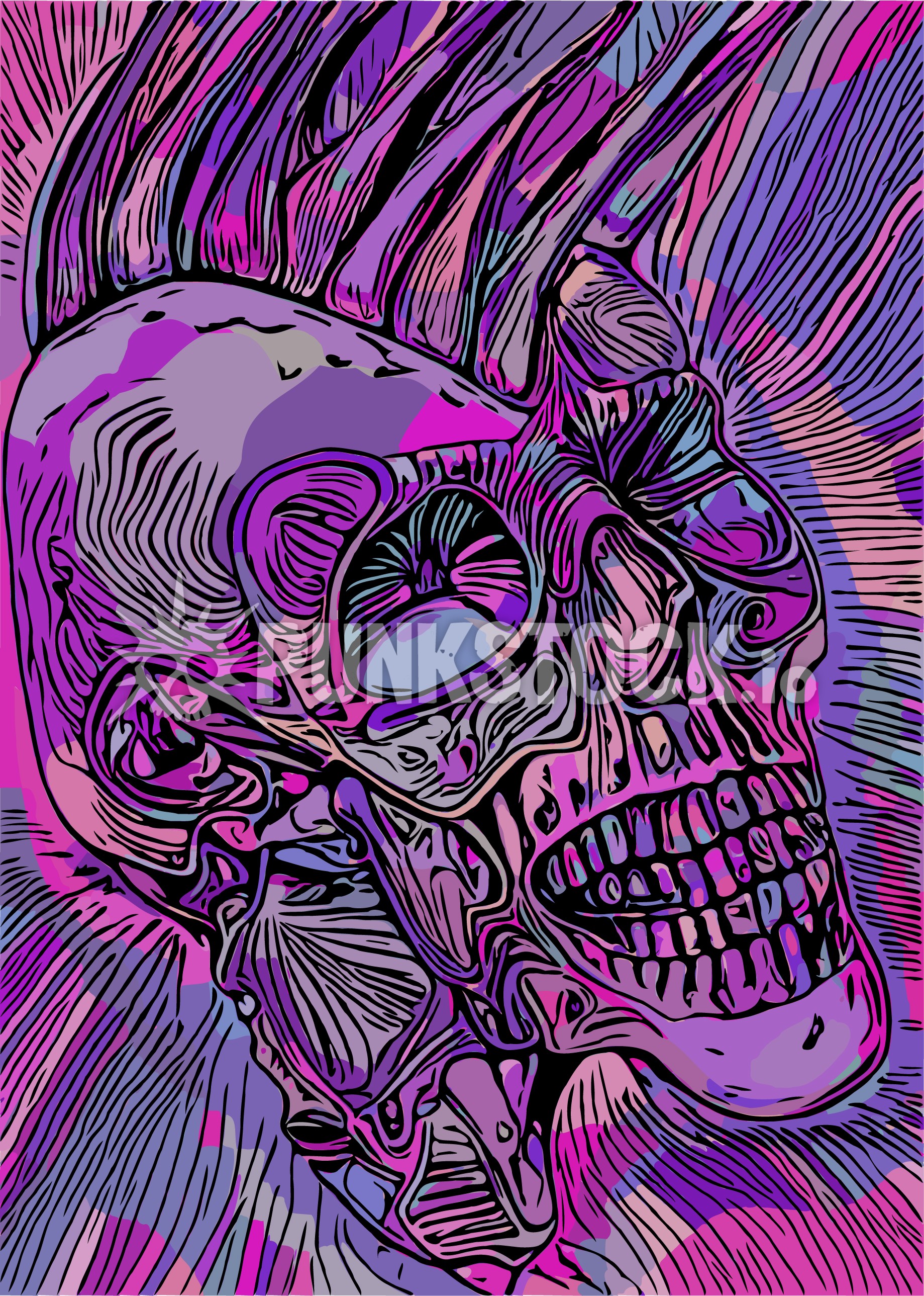 Skull skulls sinew vector graphic