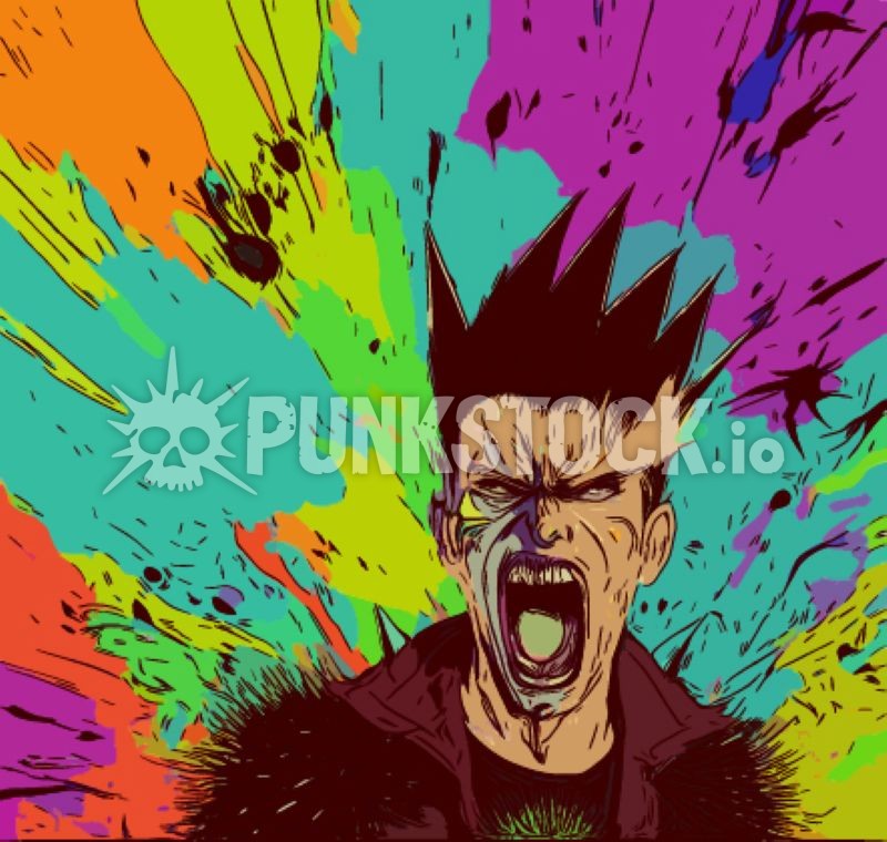 Explosion color colour vector graphic