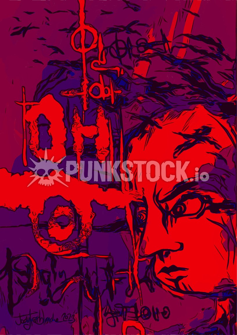 Red collage collages vector graphic