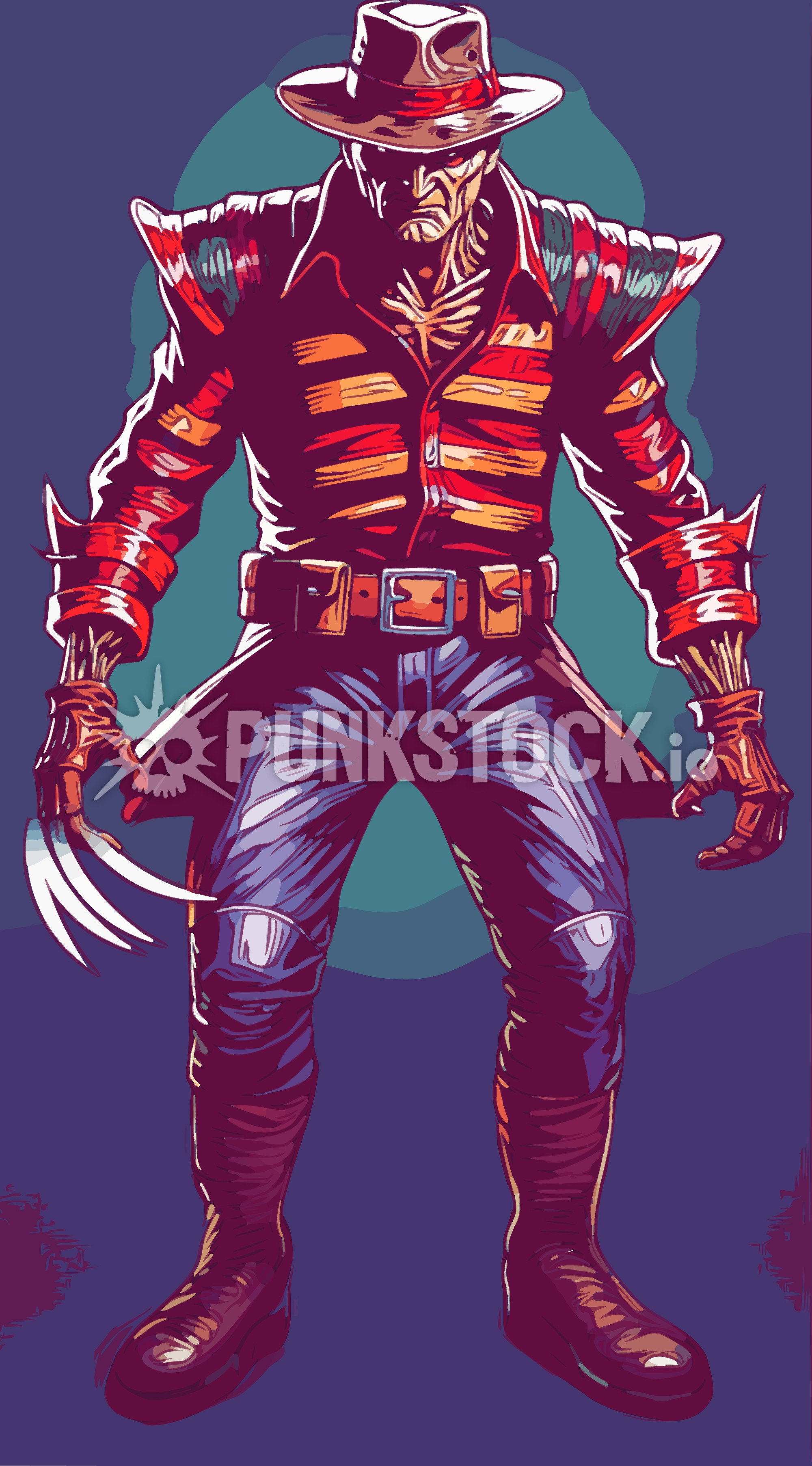 Freddy kruger krueger vector graphic