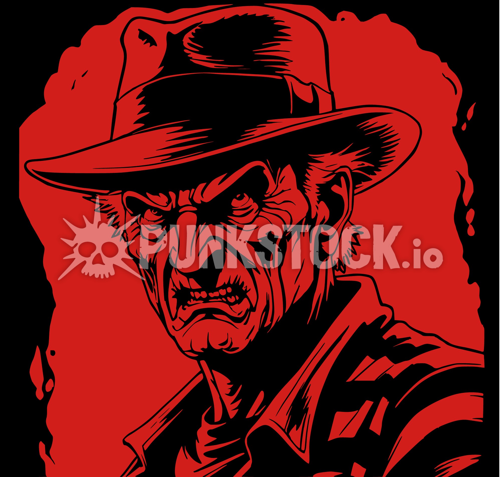 Freddy kruger krueger vector graphic