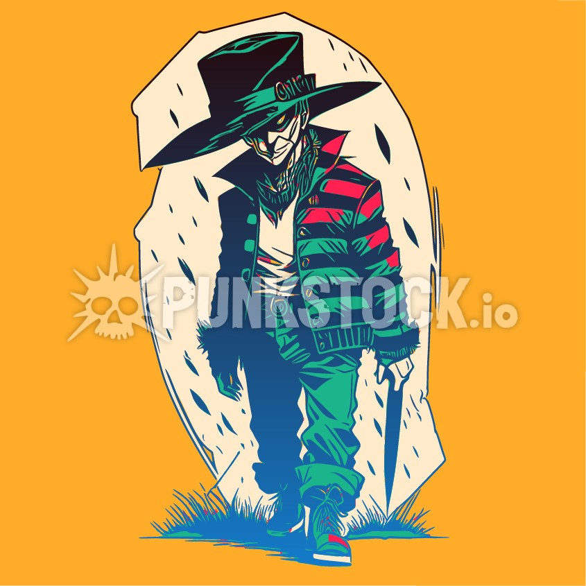 Freddy small tiny vector graphic