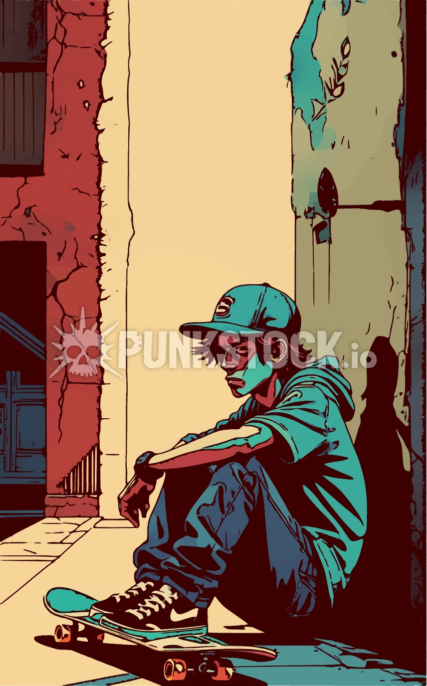 Teen teenager teen ager vector graphic