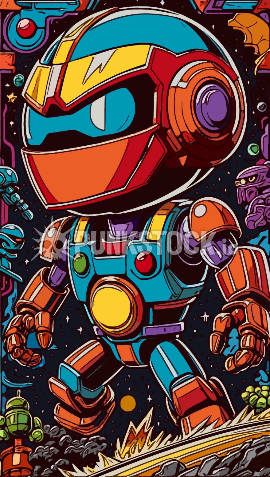 Robot robots android vector graphic