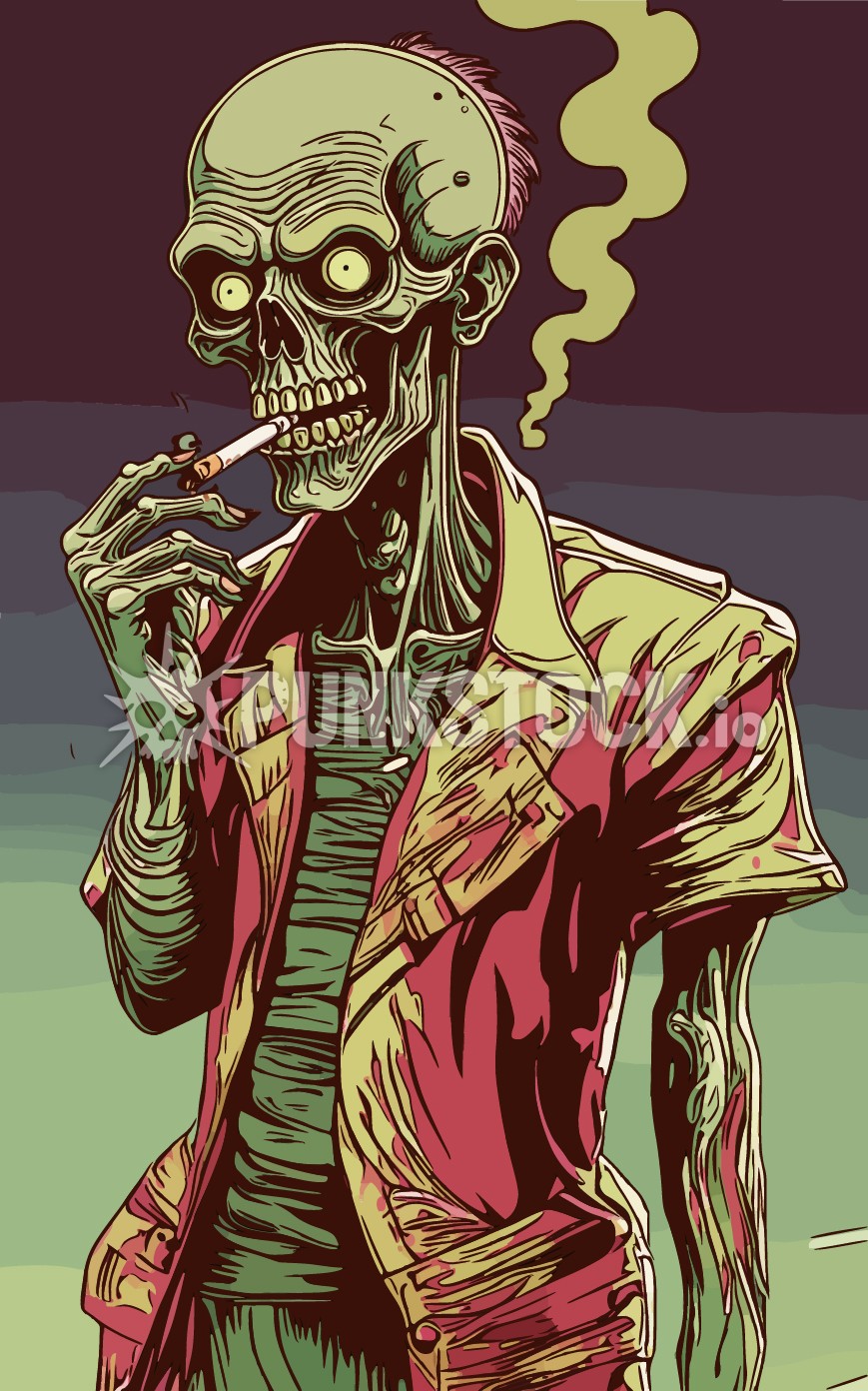 Zombie zombies skeleton vector graphic