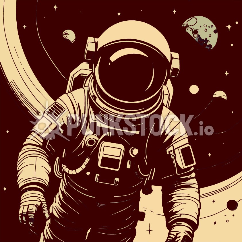 Explore exploring night vector graphic