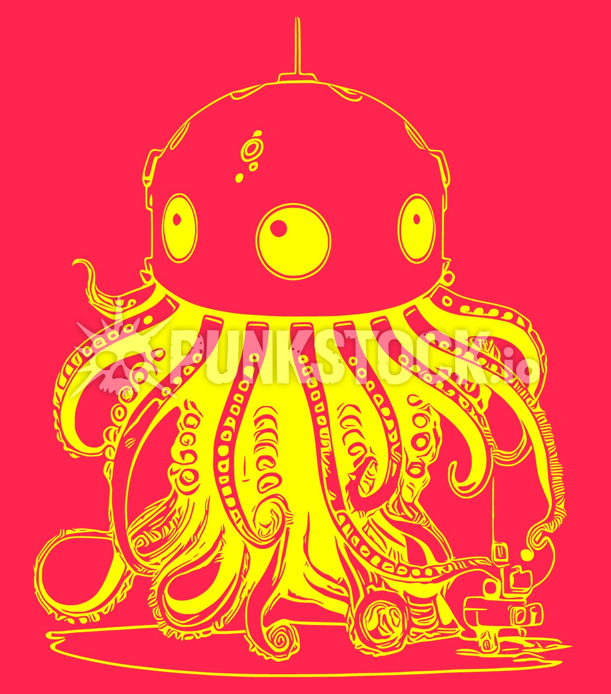 Squid squids octopus vector graphic