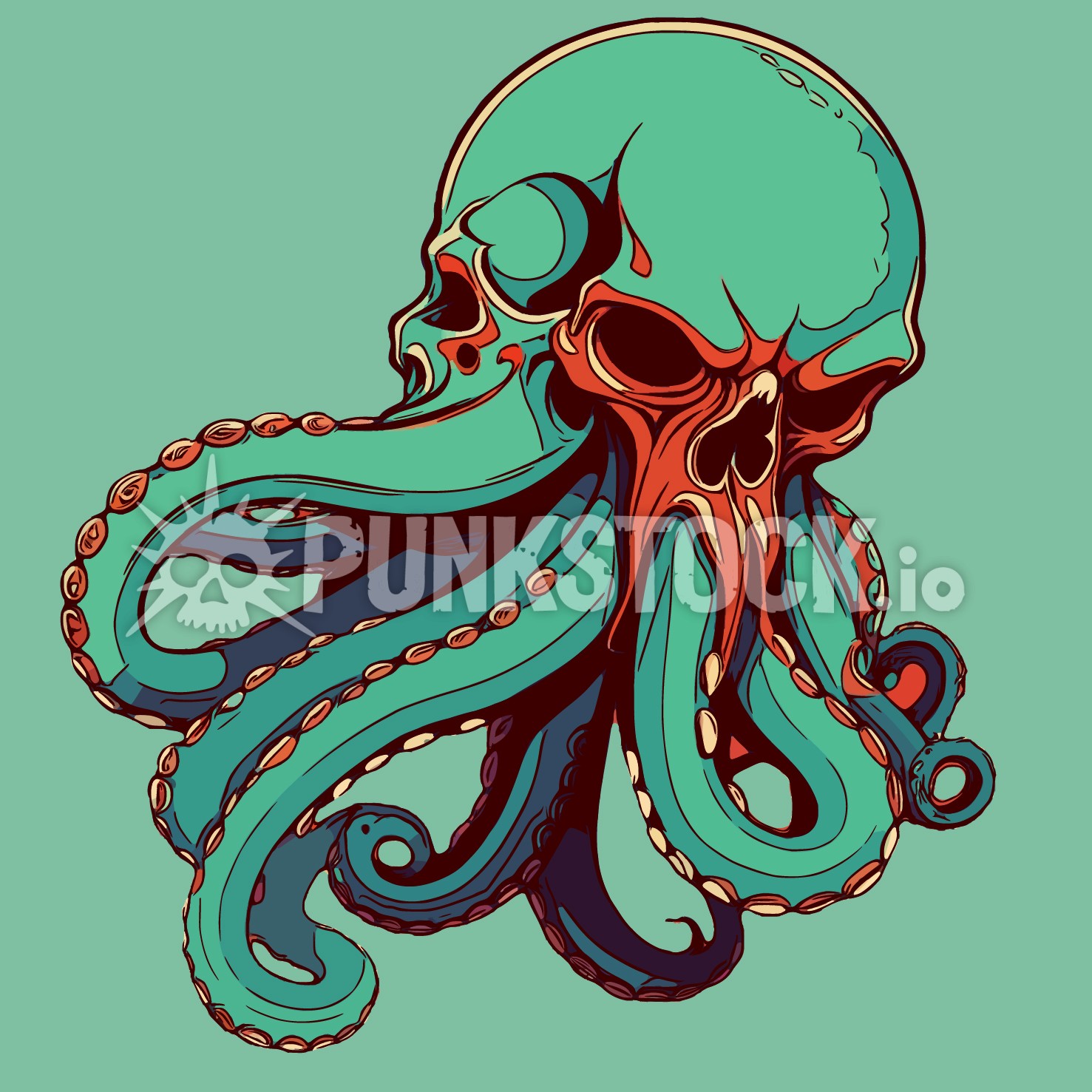 Squid squids octopus vector graphic