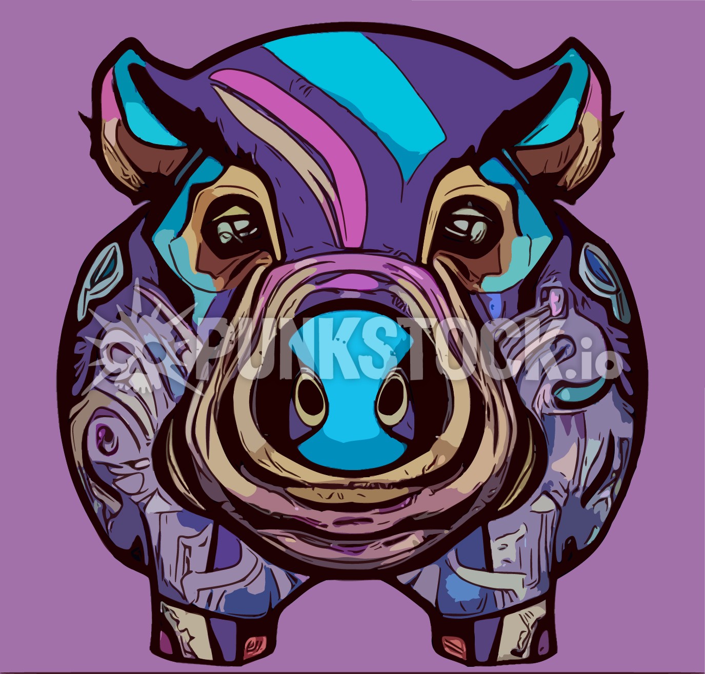 Color pop colour vector graphic