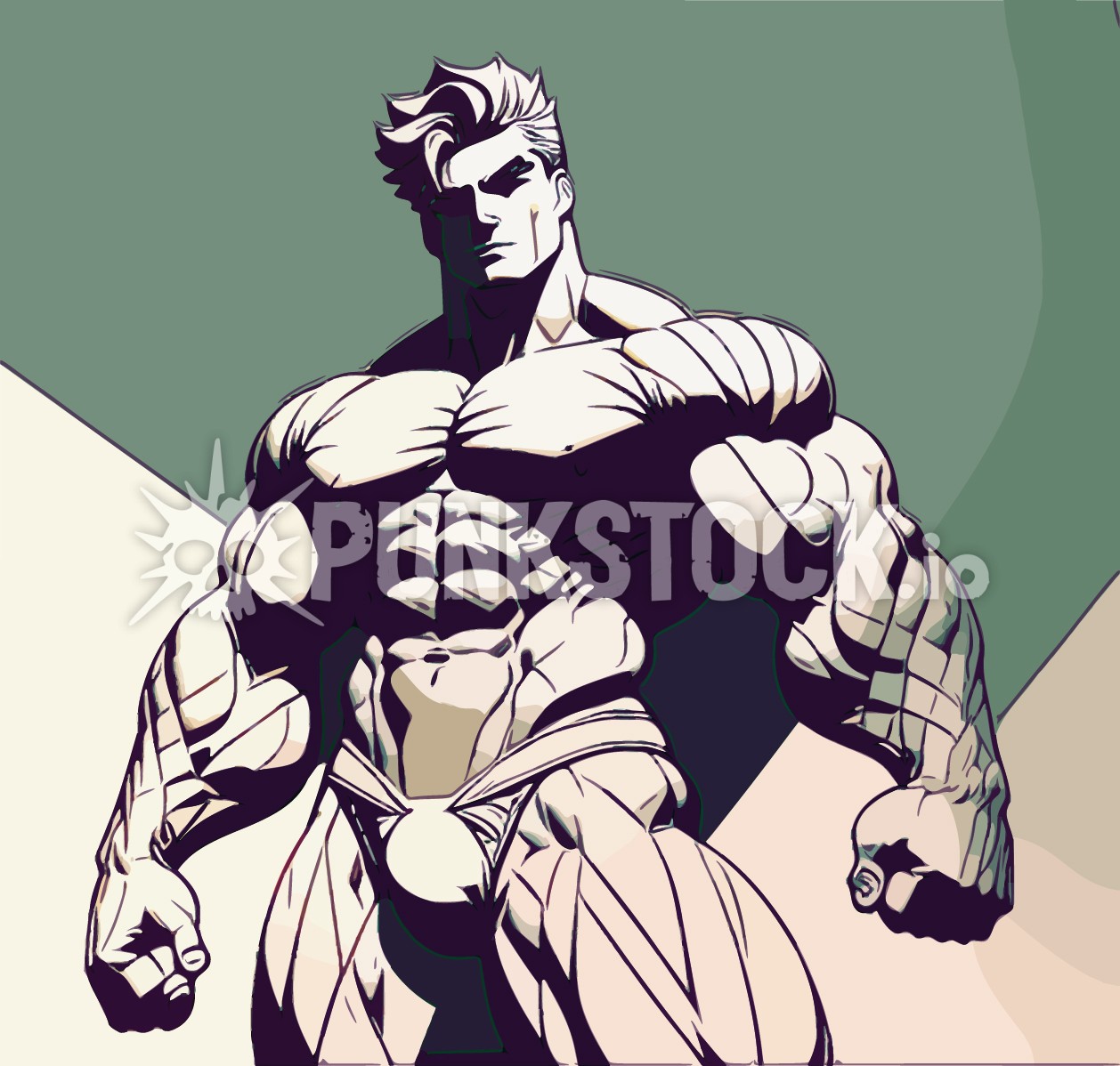 Man guy big vector graphic