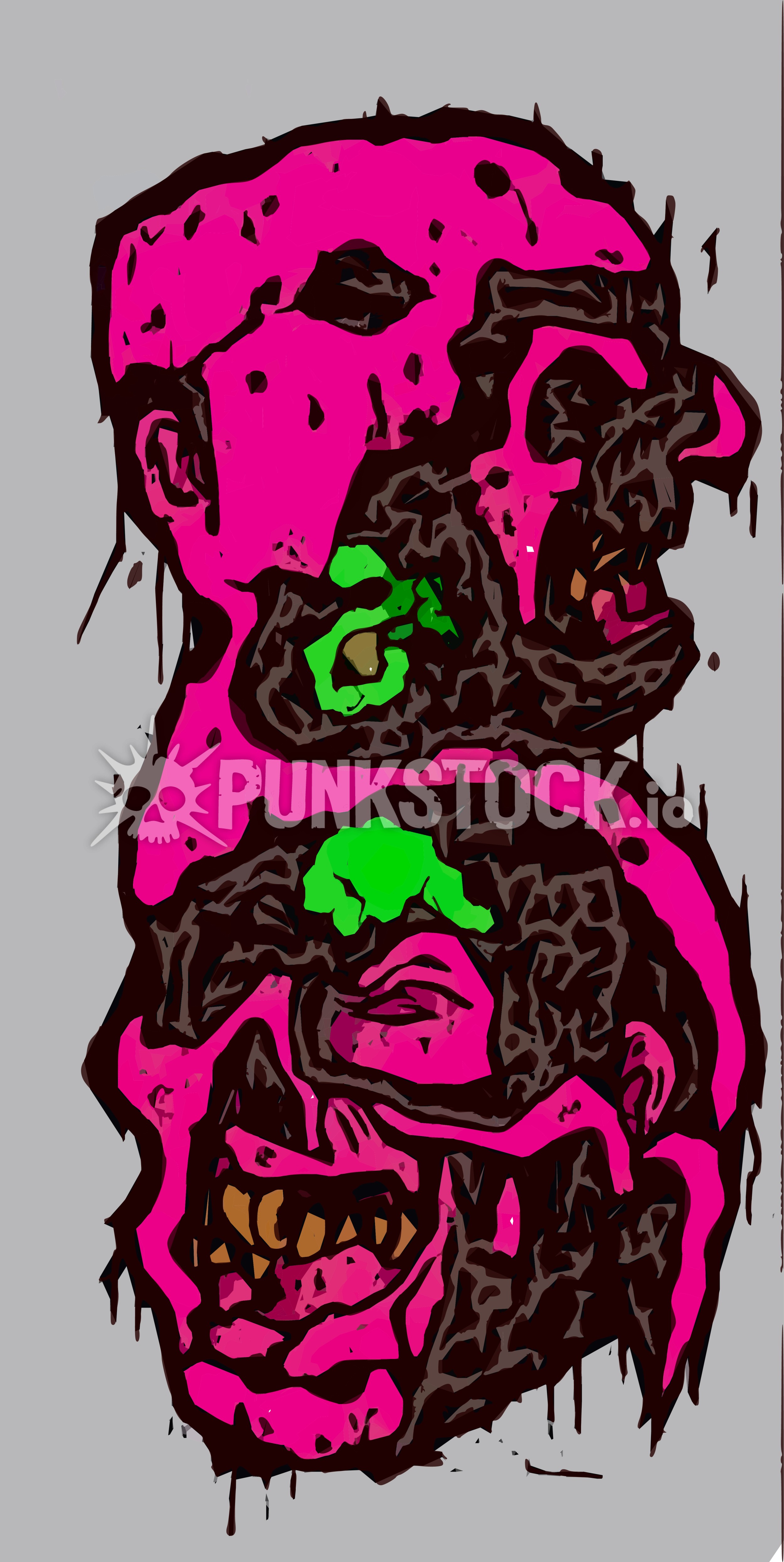 Abstract modern collage vector graphic
