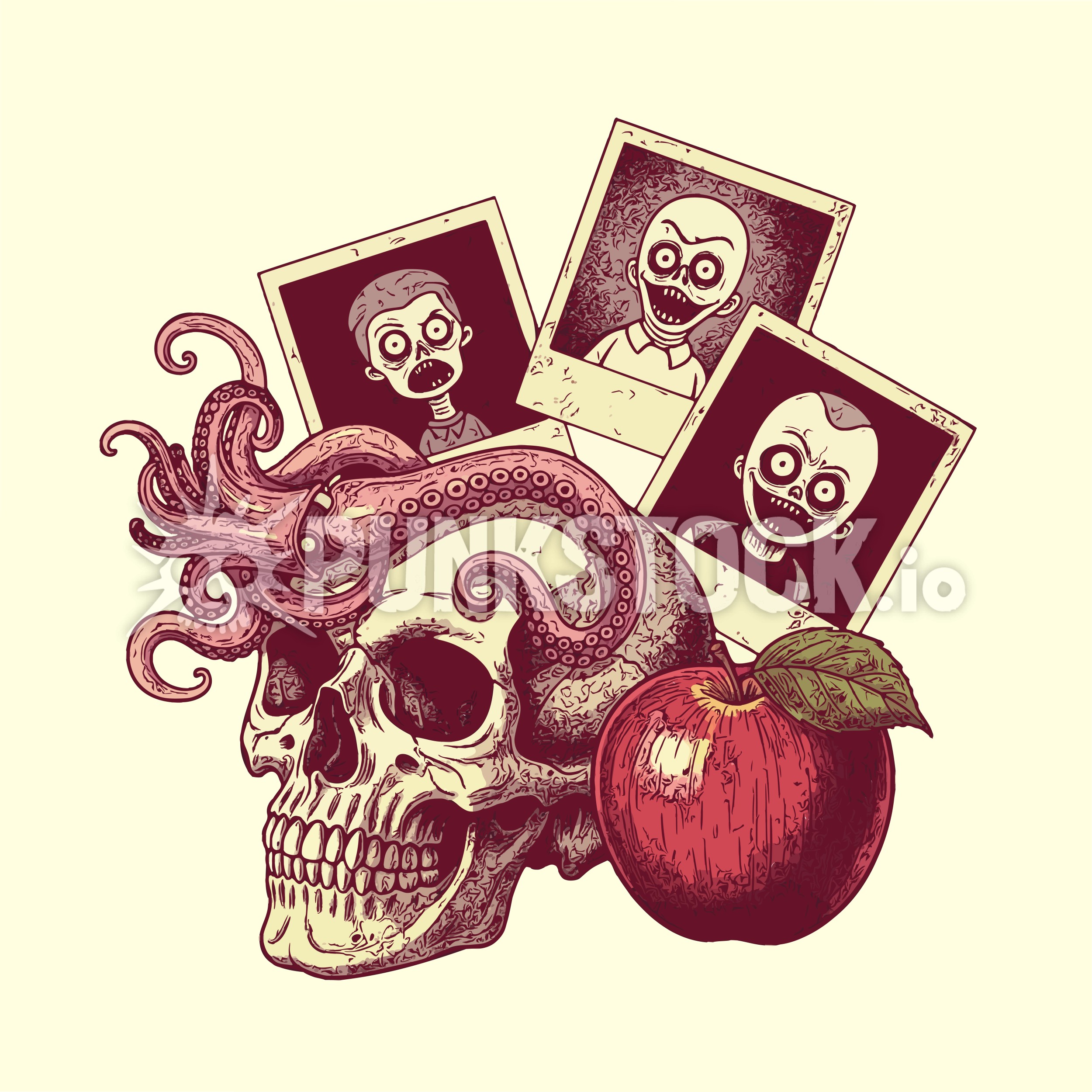 Skull skulls robot vector graphic