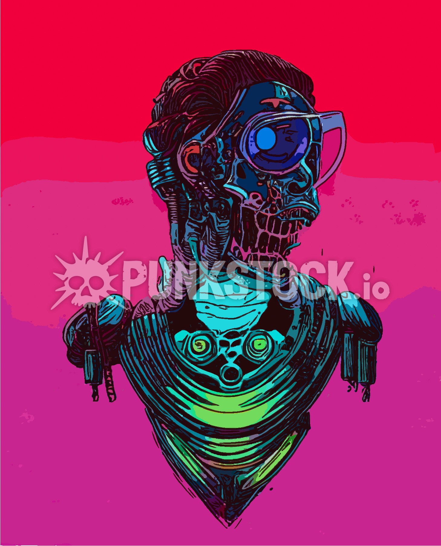 Jody black white vector graphic