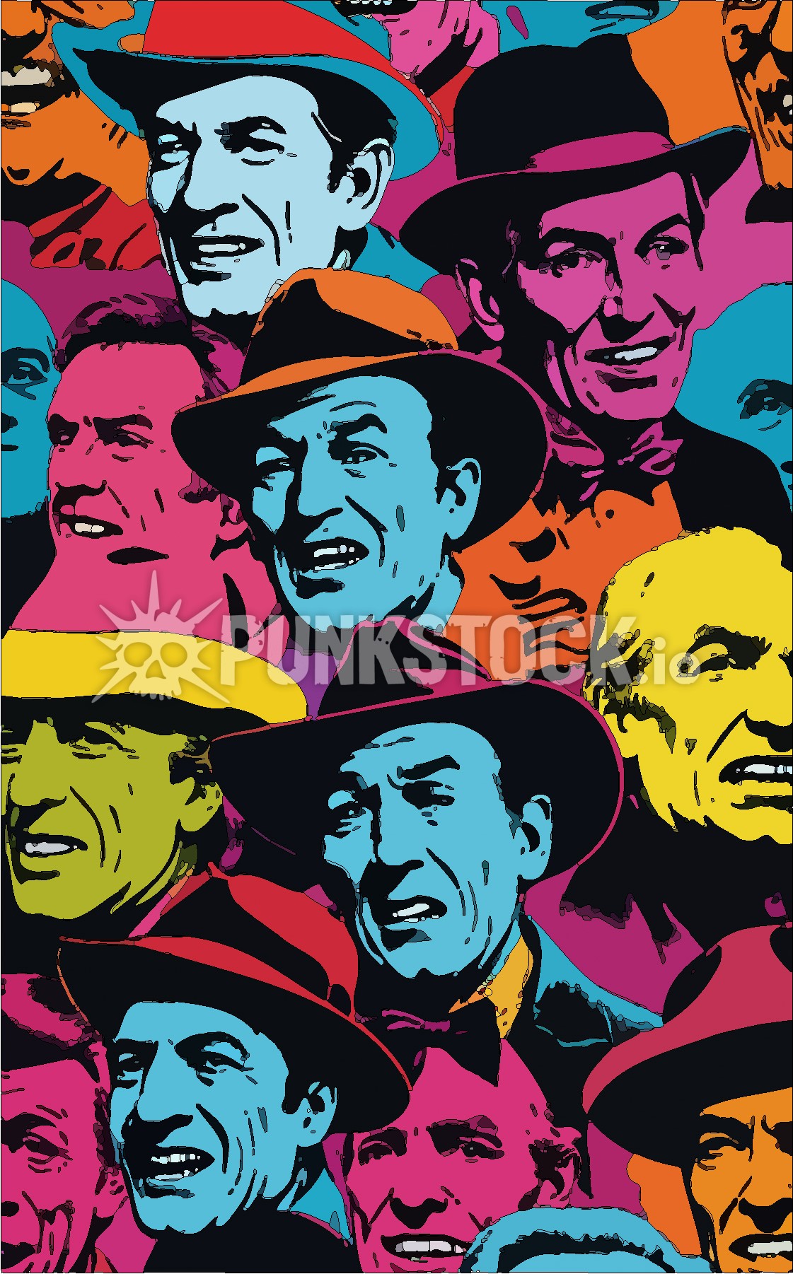 Pop art modern vector graphic