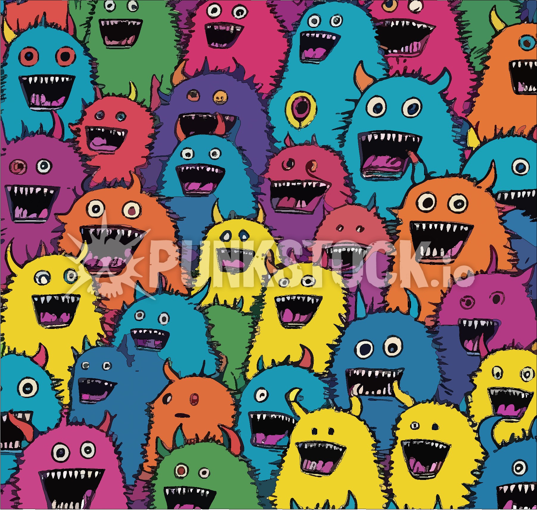 Pop art modern vector graphic