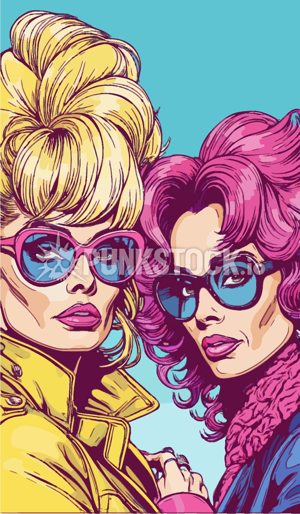Glamour glamorous sunglasses vector graphic
