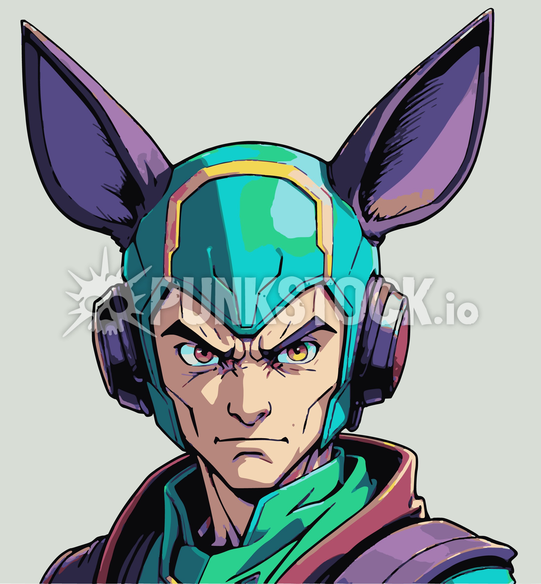 Bunny rabbit ears vector graphic