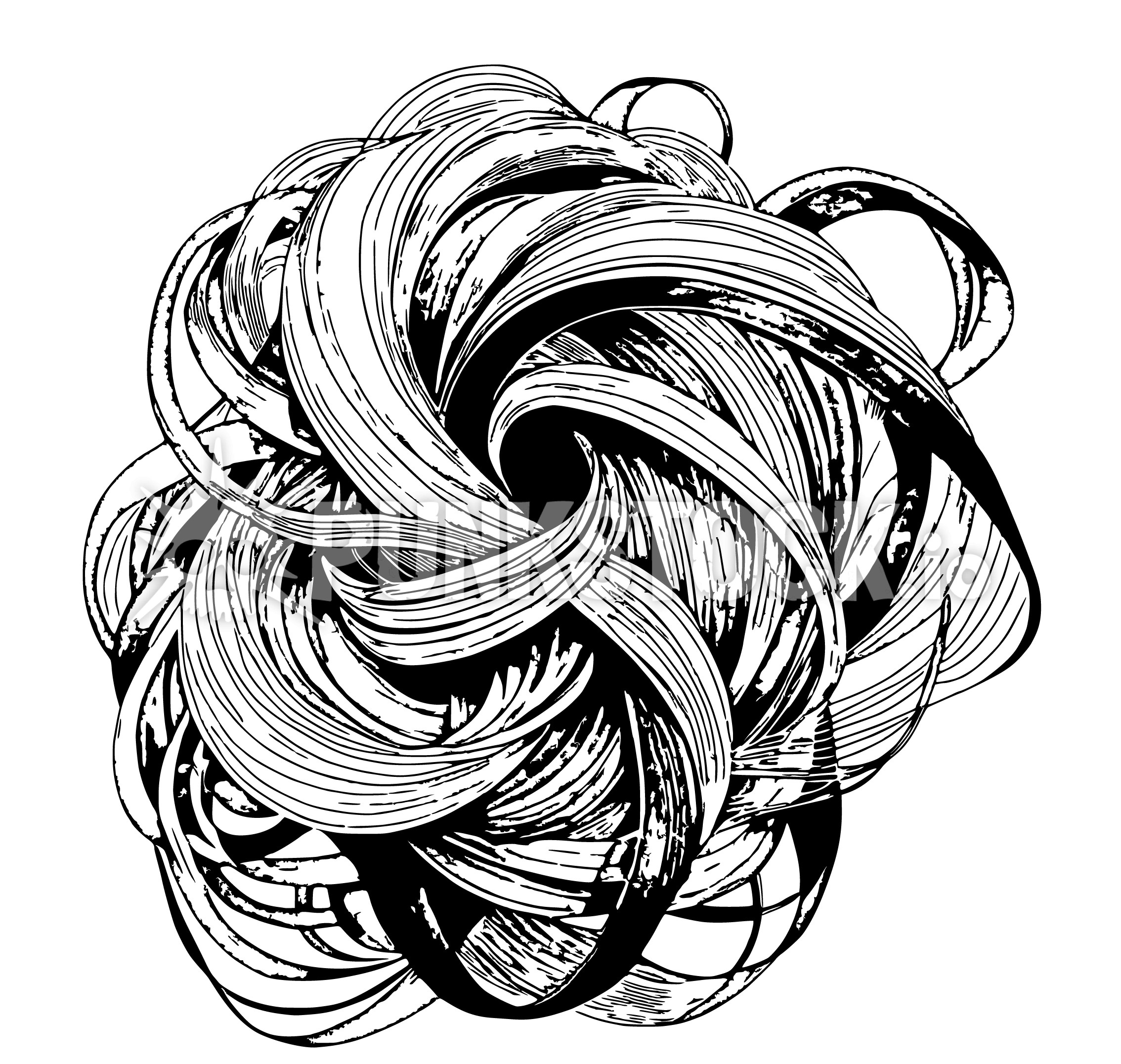 String strings line vector graphic