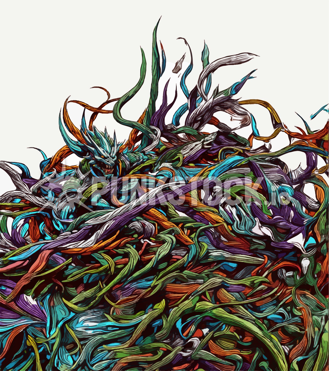 String strings line vector graphic