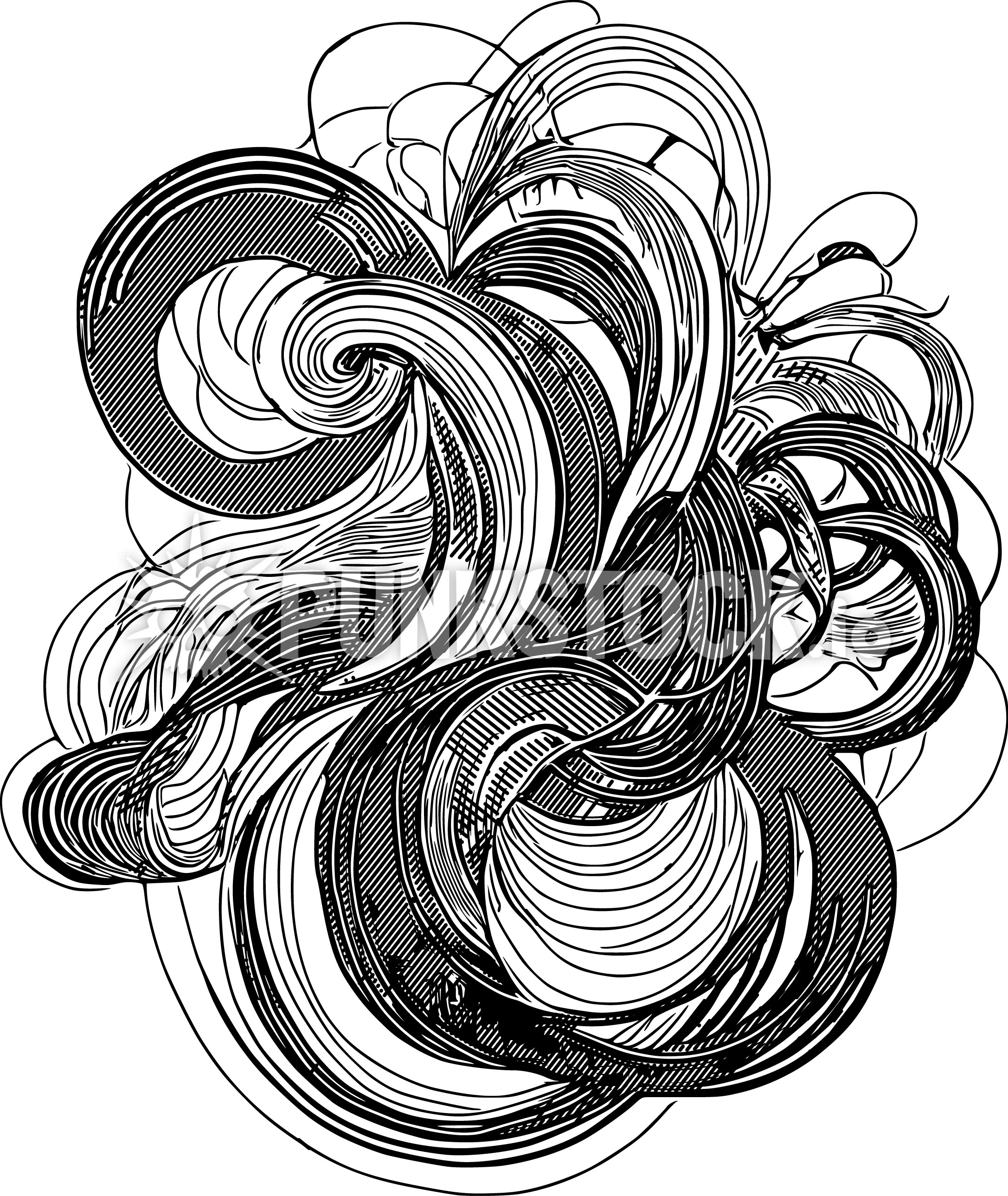 String strings line vector graphic