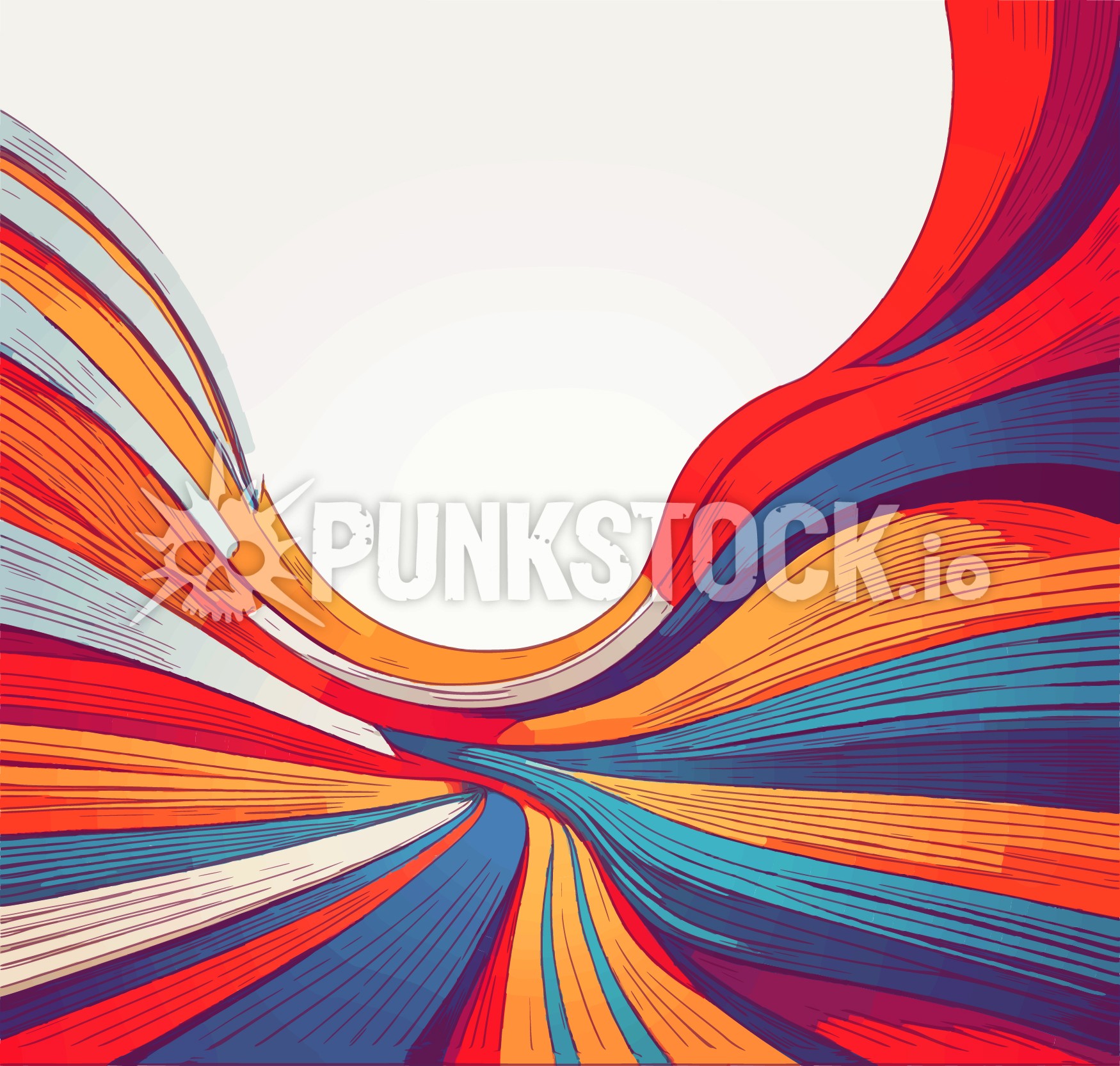 String strings lines vector graphic