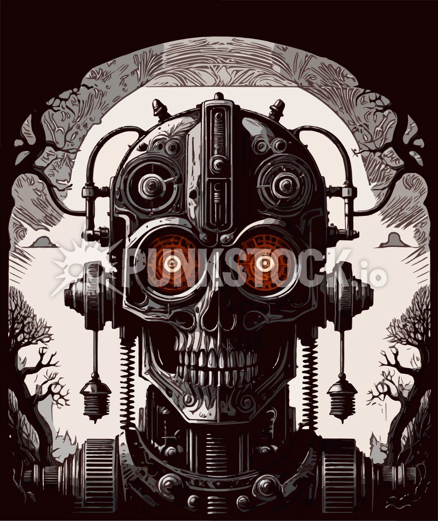 Robot robots terminator vector graphic